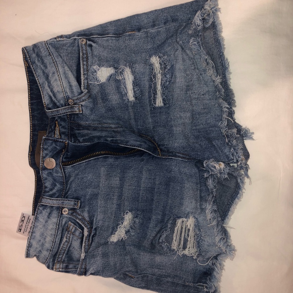 Joes jeans distressed jean shorts